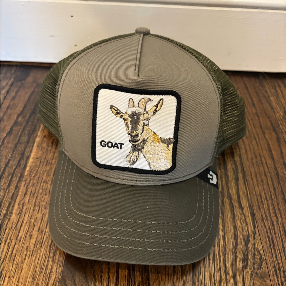 Goorin Bros Green Goat Patch Hat